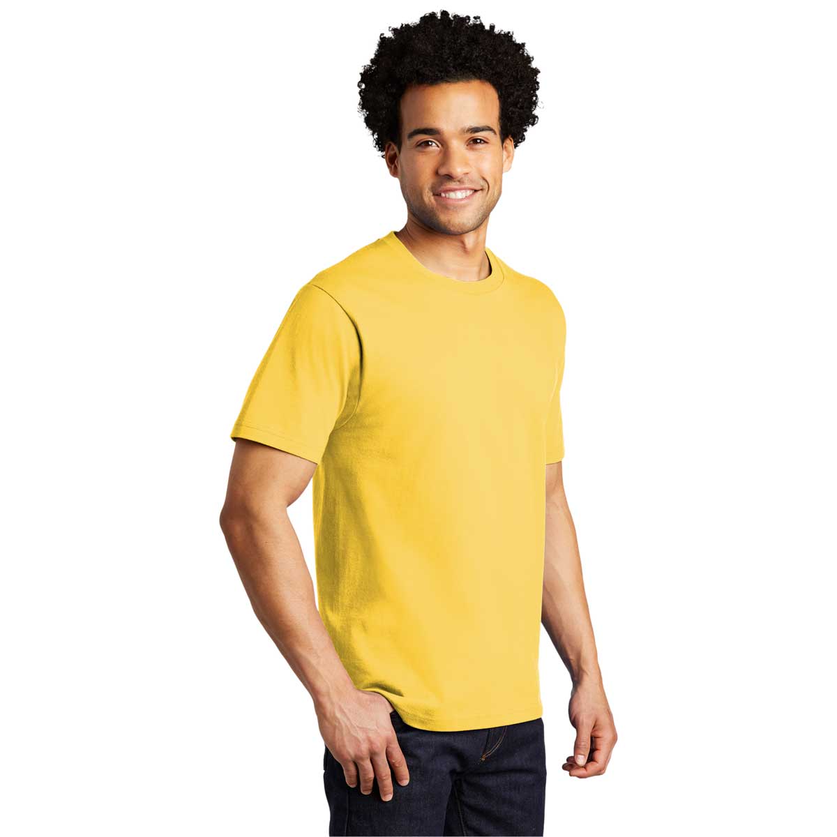 Port & Company Lemon Yellow Comfort Bouncer Tee