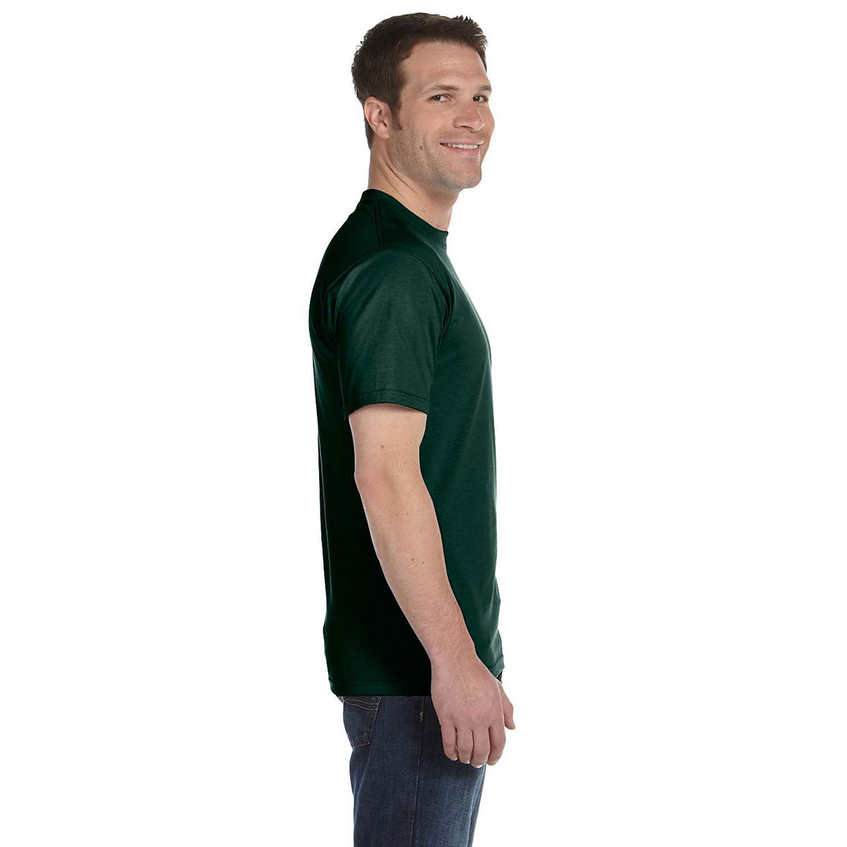 Hanes Men's Deep Forest 6.1 oz. Beefy-T: The Ultimate Comfort Tee