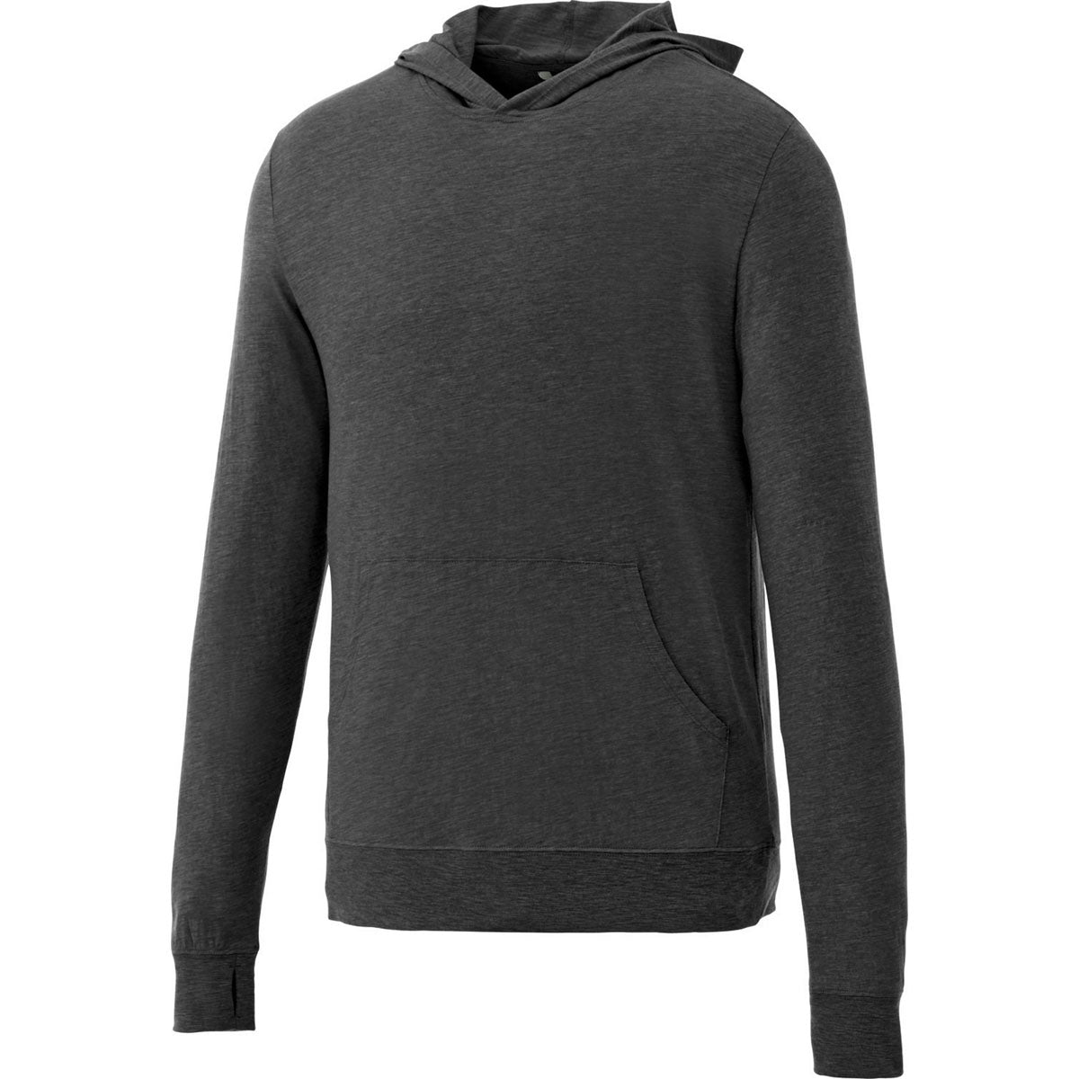 Elevate Men's Stylish Heather Dark Charcoal Howson Knit Hoody - Make Your Brand Stand Out!