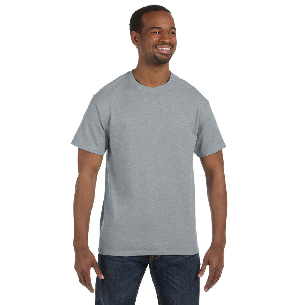 Jerzees Men's Dri-Power Athletic Heather 5.6 Oz Active T-Shirt - Elevate Your Workout!