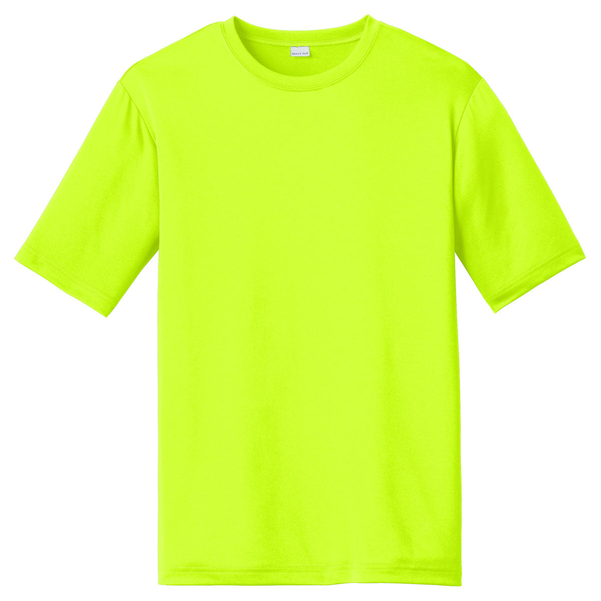Sport-Tek Men's Eye-Catching Neon Yellow PosiCharge Tough Tee - Unleash Your Performance!