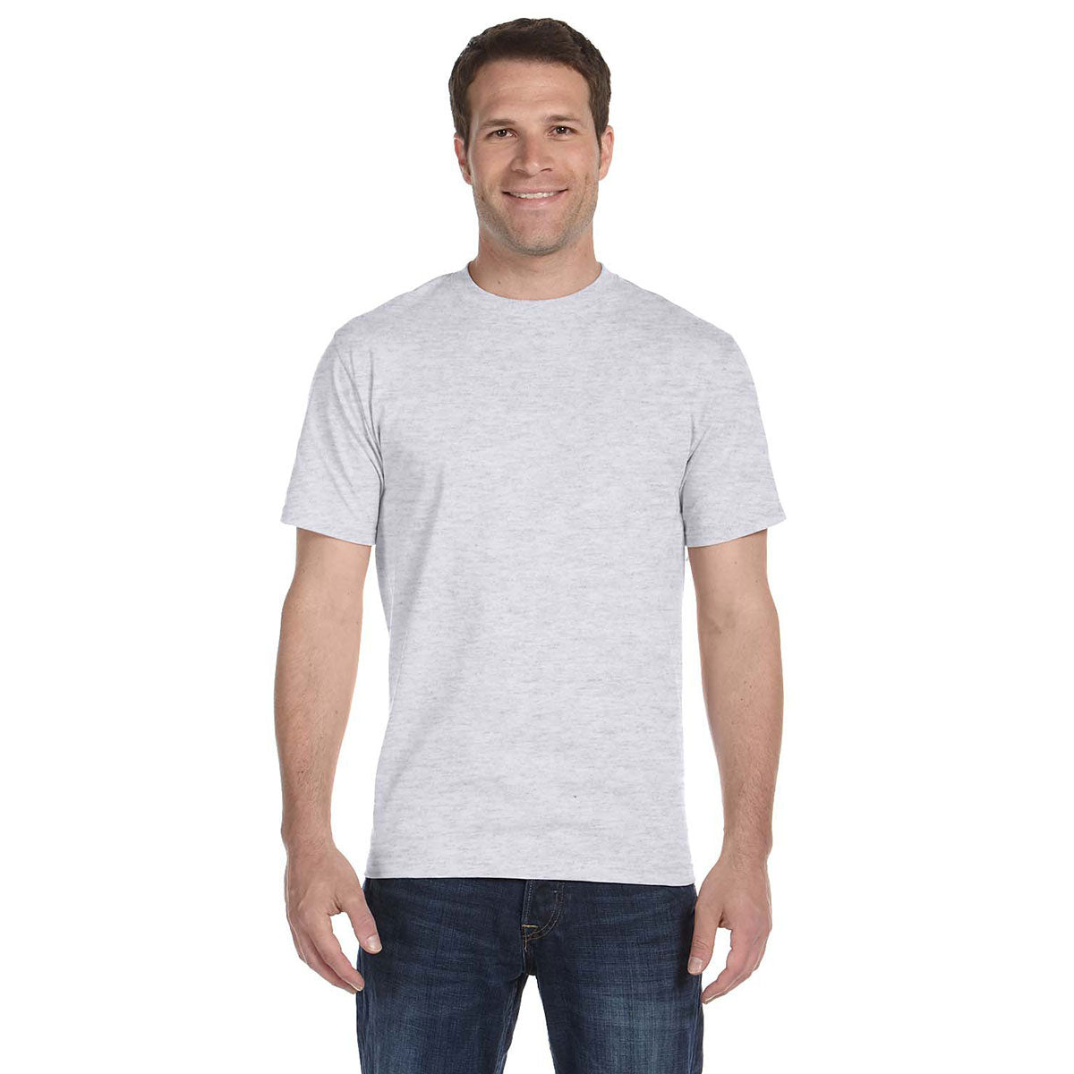 Hanes Men's ComfortSoft Cotton T-Shirt - 5.2 oz Ash