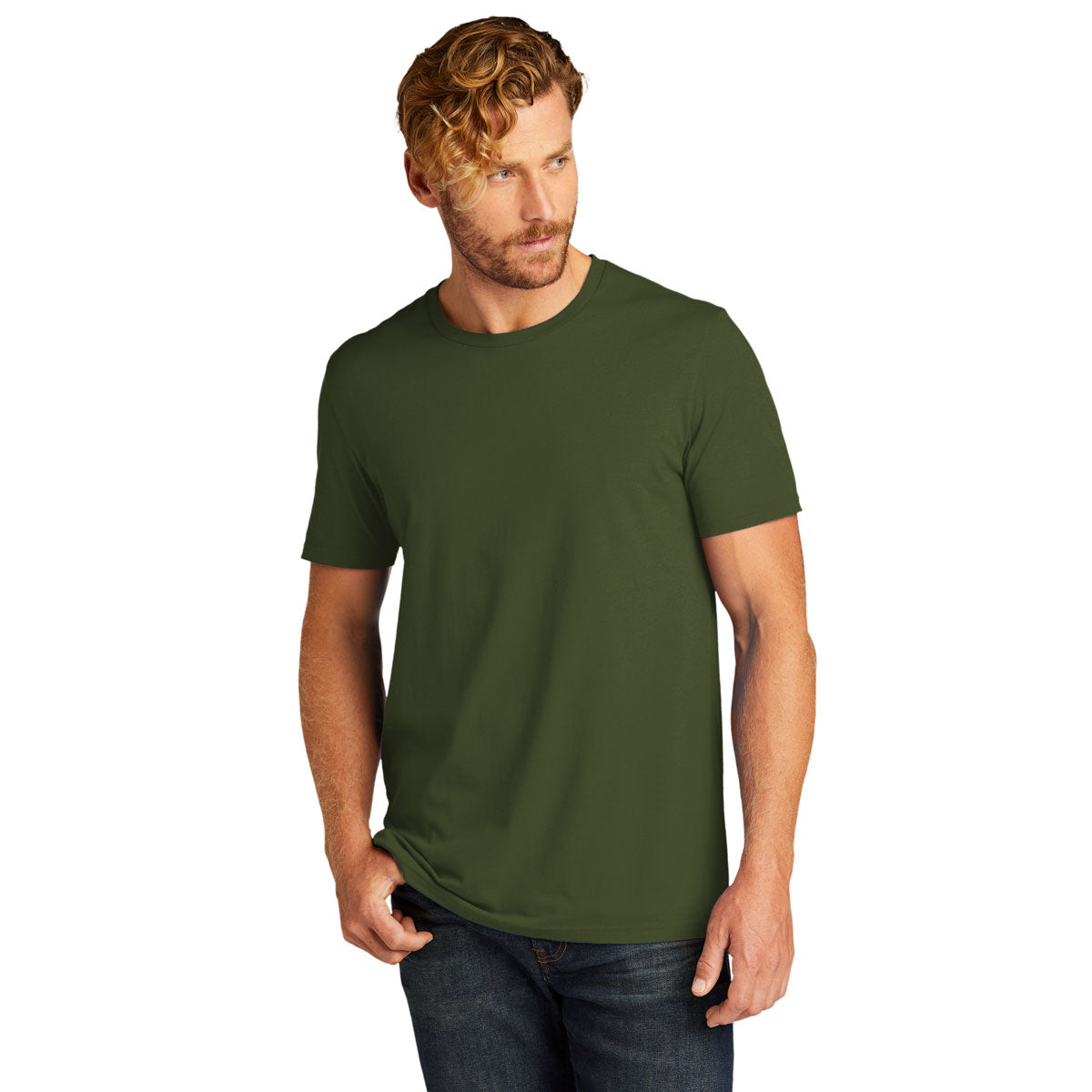 Allmade Unisex Herb Green Organic Cotton Stylish Tee