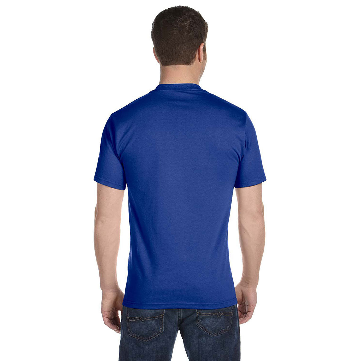 Hanes Men's Deep Royal 6.1 oz. Beefy-T - The Ultimate Comfort Tee