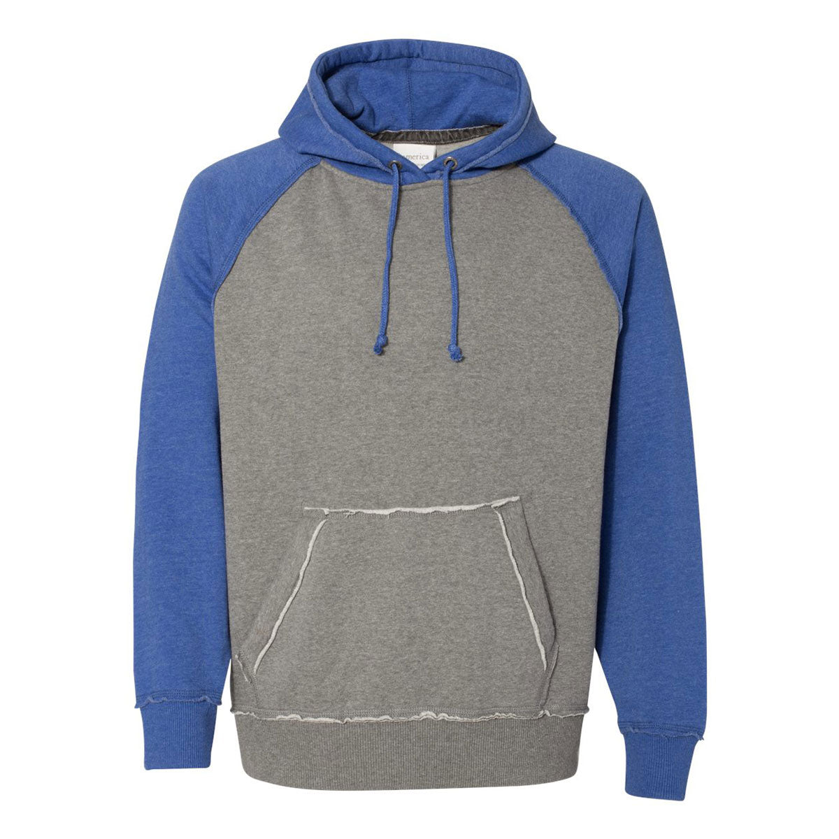 J. America Men's Stylish Vintage Heather Hooded Sweatshirt