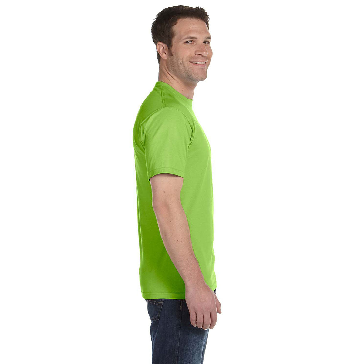 Hanes Men's Lime 5.2 oz. Super-Soft Comfort Cotton T-Shirt